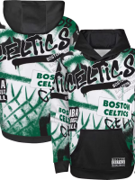 BOSTON CELTICS YOUTH SPRAY BALL SUBLIMATED HOODED SWEATSHIRT