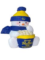GOLDEN STATE WARRIORS POPCORN SNOWMAN ORNAMENT