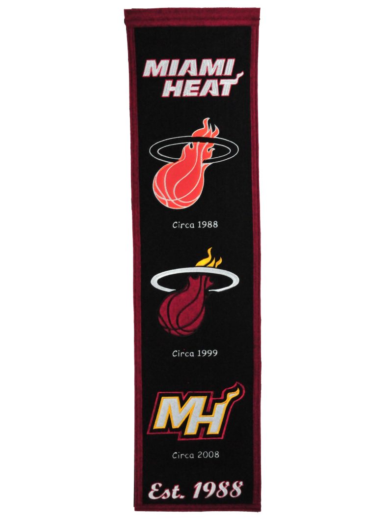 MIAMI HEAT HERITAGE BANNER